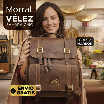 Morral Sahara Chic - Cuero vegano de alta calidad