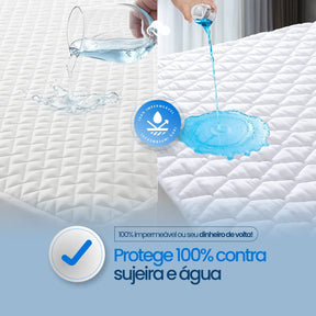 COMPRE 1 LEVE 2 - Protetor de Colchão Impermeável com Elástico